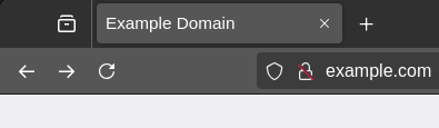 `example.com` Tab Name with no favicon